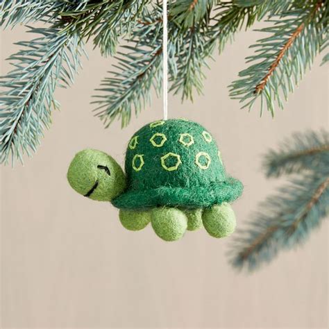 Felt Turtle Ornament West Elm