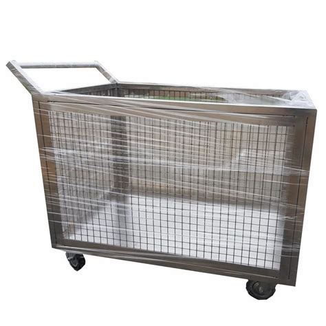 Stainless Steel Cage Trolley At Rs In Raigad Id