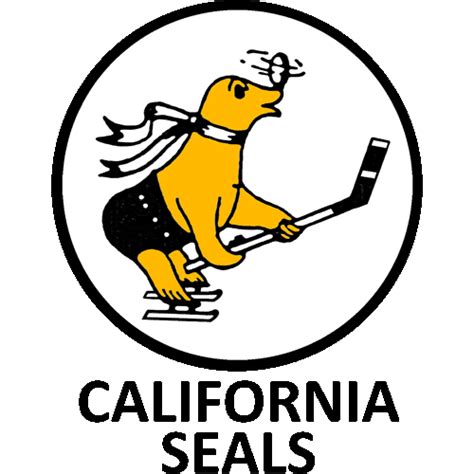 California Seals Primary Logo Western Hockey League 1952 74 Whl