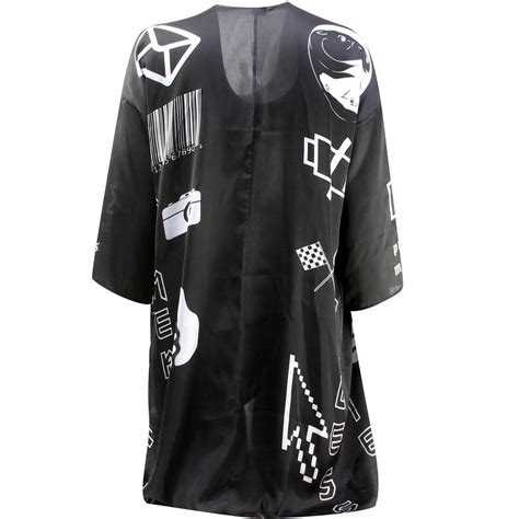 Dimepiece Women Verbage Symbol Kimono Black