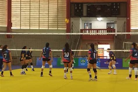 Jogos da Juventude vôlei feminino vence segundo jogo e vai enfrentar o