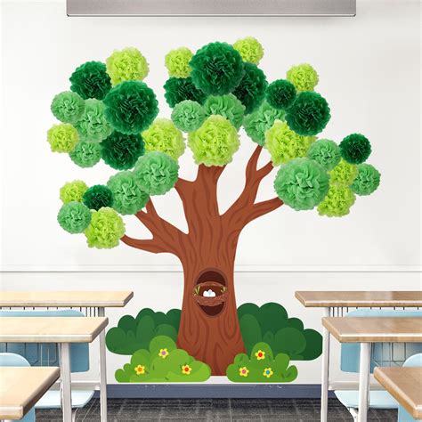 Buy Qeeenar Classroom Tree Bulletin Board Set 3D Tree Classroom