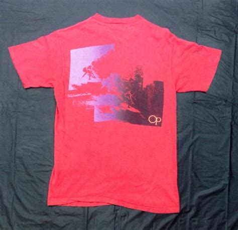 Vintage 80s Op Ocean Pacific Surfer Red Summer T Shirt Defunkd