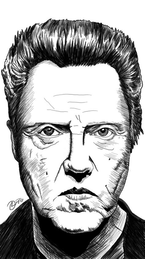 Christopher Walken Drawing - dlay.net