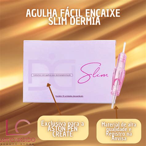 AGULHA FÁCIL ENCAIXE SLIM Luh Candido Beauty Store