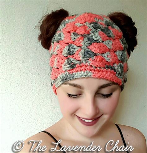 13 Unique Ponytail Hat Patterns These Knit And Crochet Messy Bun