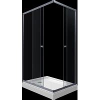 Душевой уголок Triton Вента 120х80 с поддоном профиль хром стекло ...