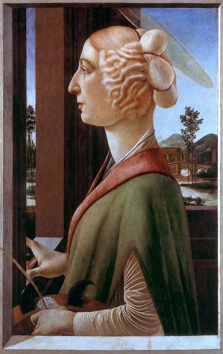 Saint Catherine Portrait Of Caterina Sforza As Saint Catherine