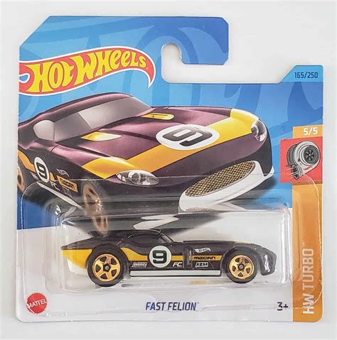 Embalagem Danificada Hot Wheels Turbo Fast Felion Universo Hot Wheels