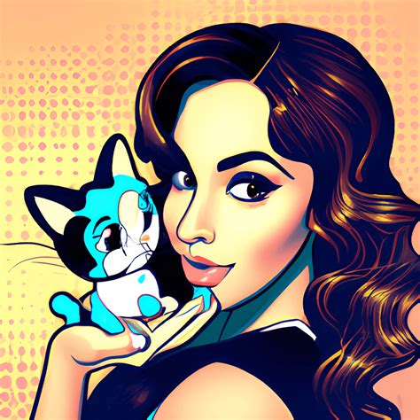 Latina Disney Cartoon Girl Pop Art Creative Fabrica
