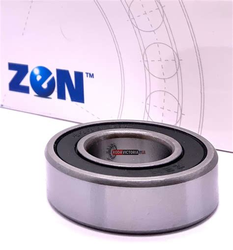 ZEN Ball Bearings 6004 2RS C3 Two Side Rubber Seals Bearing 6004 Rs