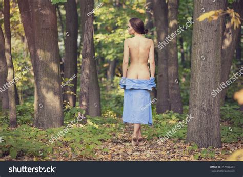 Beautiful Naked Woman Forest On Summer Stock Photo Shutterstock