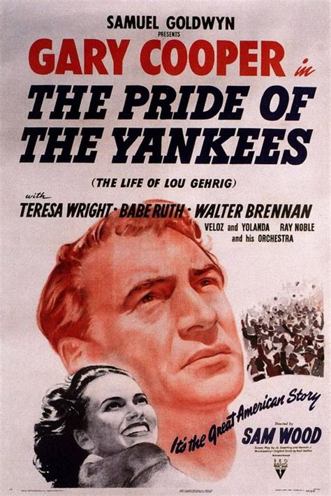 The Pride of the Yankees Movie Poster (#1 of 2) - IMP Awards