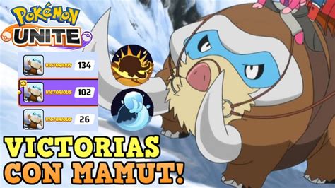 ⭐no Dejo De Ganar Con Este Build Para Mamoswine Pokémon Unite Youtube