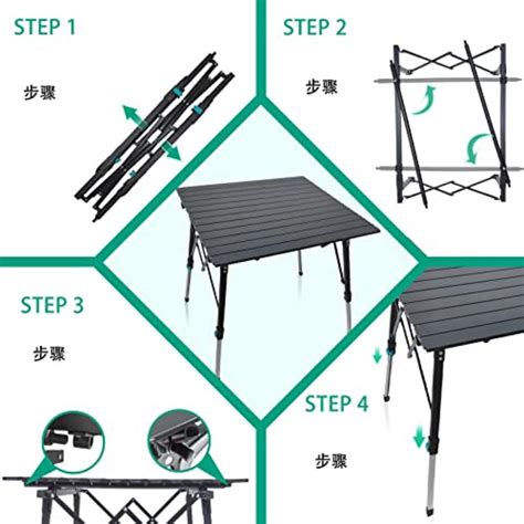 Mesa De Camping Plegable Mesa De Aluminio Campland Mesa Ple Cuotas