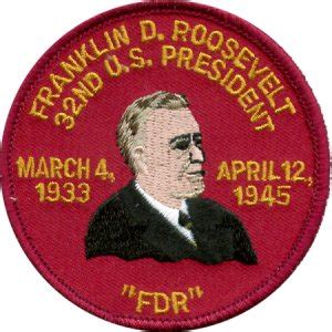 Franklin D Roosevelt Nd President Of The United States Crw Flags