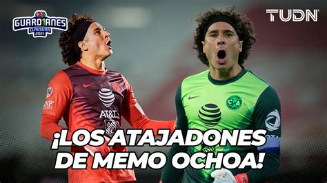 Salvadoras Los ATAJADONES De Memo Ochoa En El Torneo Guard1anes 2021