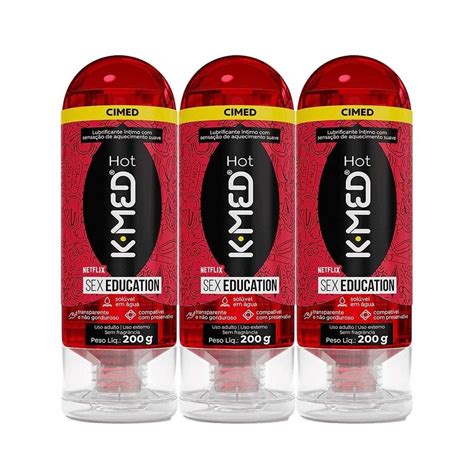 Kit K Med Hot Sex Education Gel Lubrificante Íntimo g Shopee Brasil
