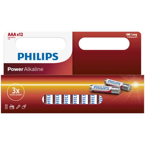 Philips Power Alkaline Aaa Battery Pack Anand International Ltd