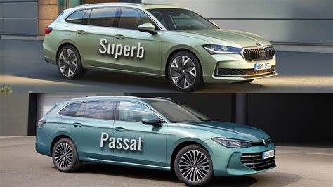 2024 Skoda Superb Combi Vs 2024 Volkswagen Passat Variant YouTube