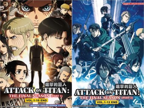 Lattaque Des Titans Saison 4 Parties 1 Et 2 Vol1 28 Fin ~ Version Eur 5476