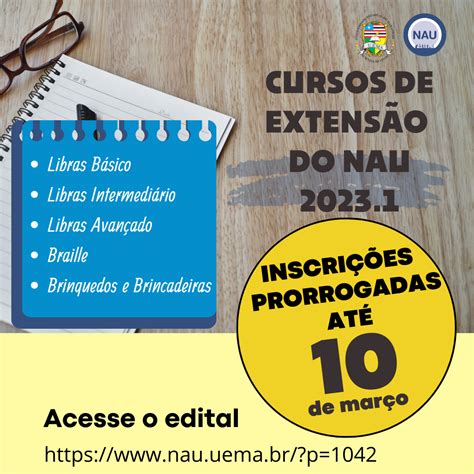 Núcleo De Acessibilidade Da Uema Resultado Final Cursos De ExtensÃo