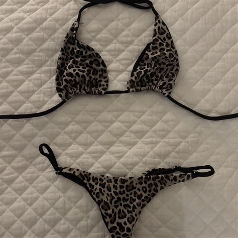 Leopard Bikini Bought From Boutique In Spain Amazing Depop
