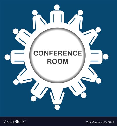 Conference Room Icon Royalty Free Vector Image