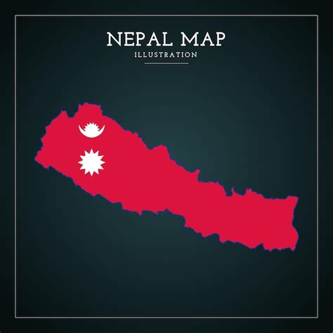 Premium Vector 3D Nepal Map Vector Illustration