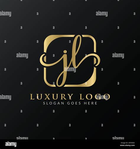 Creative letter JL Logo Design Vector Template. Initial Luxury Letter JL Logo Design Stock ...