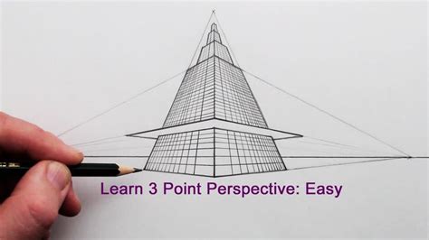 How To Draw 3 Point Perspective Easy YouTube Point Perspective 3