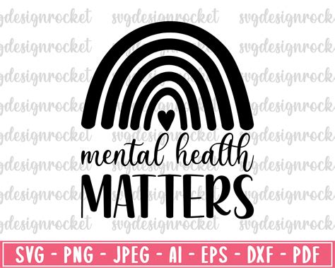 Digital Drawing Illustration Mental Health Matters Svg Mental Health