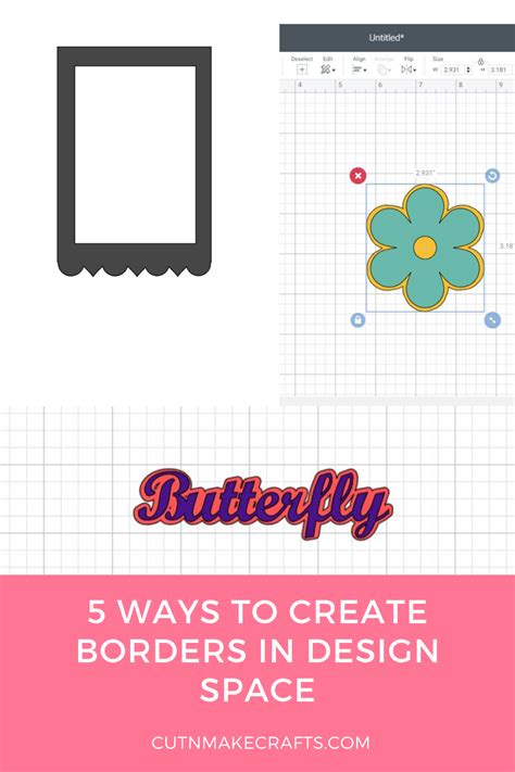 How To Make A Border In Cricut Design Space Cut N Make Crafts