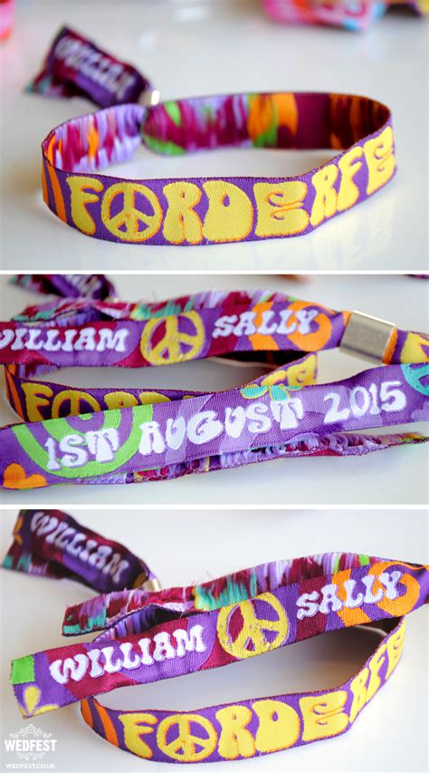 Custom Wristbands are great for Weddings and other Festive Occasions ...