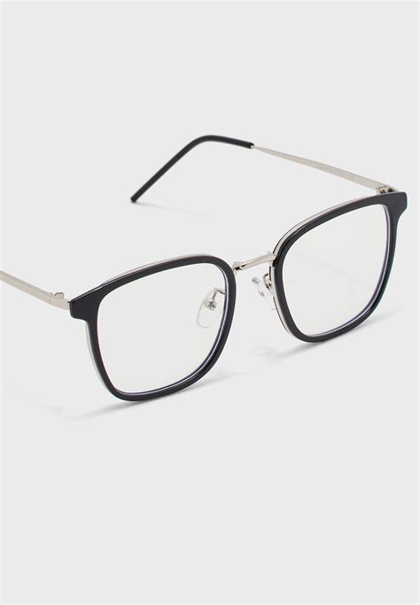 Buy Seventy Five Black Clear Optical Lens Glasses For Men In Riyadh Jeddah