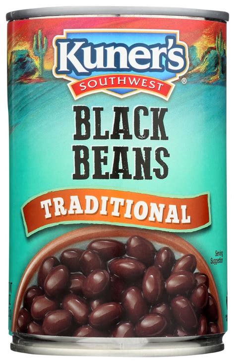 Kuner Canned Black Beans 15 Oz Can