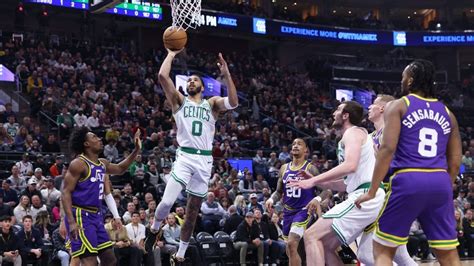 Celtics Finish 5 Game Trip On High Note Trip Up Jazz