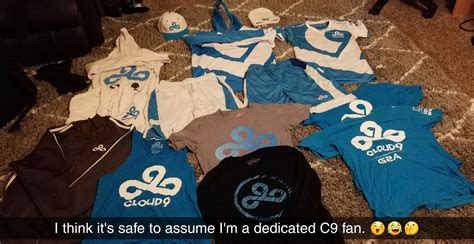 I just wanted to share my C9 merch collection. : Cloud9