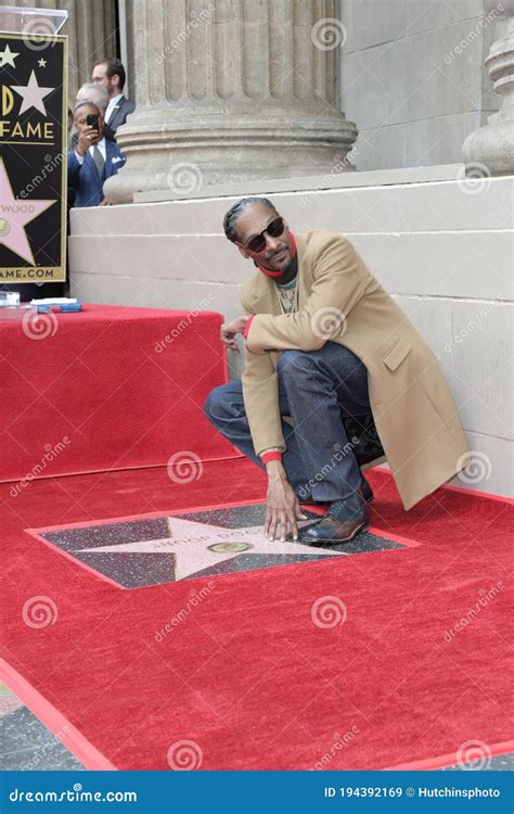 Snoop Dogg Star Ceremony editorial stock image. Image of entertainment ...