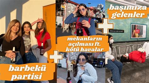 Erasmus Vlog Barbekü Partisi Berlin sokaklarında sabahlamaca