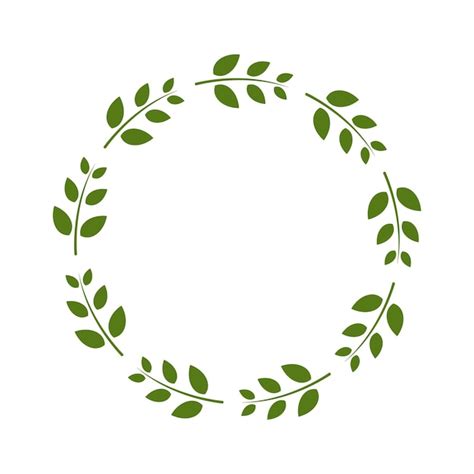 Premium Vector Christmas Wreath Branch Wreath Vector Illustration