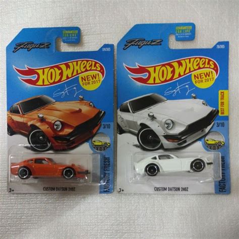 Hot Wheels Custom Datsun Z Widebody Greddy Fugu Z Sung Kang Color Variants HW Factory Fresh