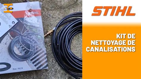 Démonstration du Kit de nettoyage de canalisations STIHL YouTube