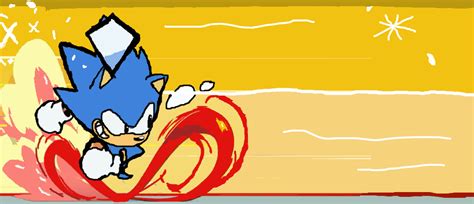 Classic Sonic Running By Speedthehedgehog101 On Deviantart