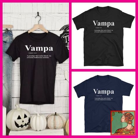 Grandpa Vampa Halloween Costume T Shirt Grandpa Tshirt Tforhim