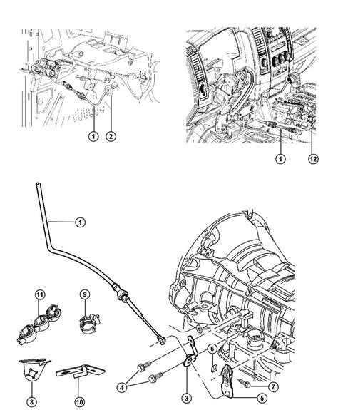 Dodge Ram 1500 Lever Manual Control With Floor Mount Automatic Shift Lever 52109706ae