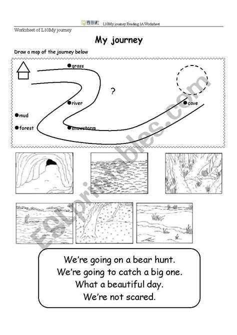 Going On A Bear Hunt Worksheet