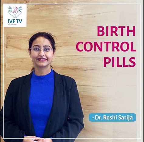 Dr Roshi Satija Explaining About Birth Control Pills In Hindi Video