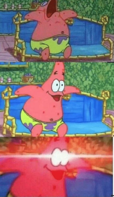 Sleeping Patrick vs wake Patrick meme template : r/spongebobmemtemplates