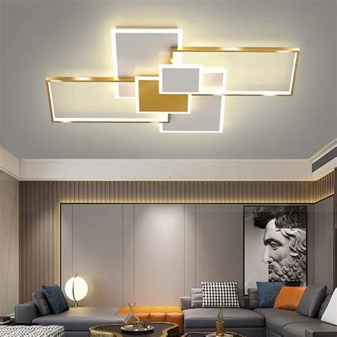 CANEOE Modern Led Ceiling Light Dimmable Flush Mount Ceiling Lamp